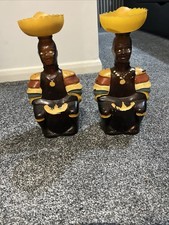 Old Oak Rum Limbo Drummer 750ml Decanter Vintage 1970s Trinidad, Jamaica