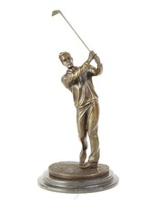 BRONZE SCULPTURE OF A GOLFER