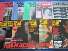 BFI - Monthly Film Bulletin/Sight & Sound magazine :1949 - 2000...various issues