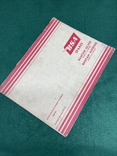 Bantam D10 Sportsman 1967 BSA Replacement Parts Book Used Original