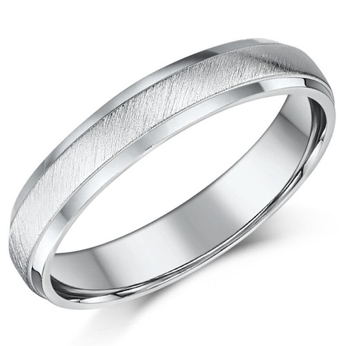 4mm palladium wedding ring - 4mm,