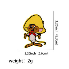 Speedy Gonzales embroidered iron-on / sew-on patch badge