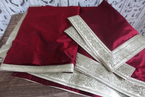 Maroon tablecloth napkin - maroon, place