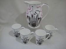 Eric Ravilious for Wedgwood Porcelain Garden Implements Lemonade Set, 1986
