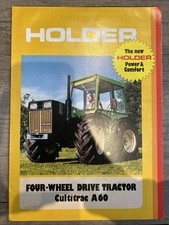 Holder 4WD Cultitrac A60 Brochure A4 & Pricelist 1981