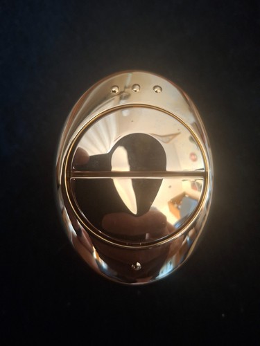 Oval gold dual - gold, wc