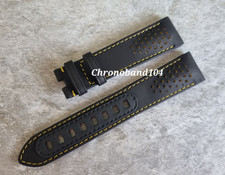 Omega Speedmaster Dark Side of The Moon Appollo 8 Black Leather Strap 21/18mm 