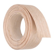 Wood Veneer Edge Banding 25 Ft x 1 1/2 Inch Wood Veneer Strips Red Oak