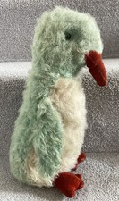 Antique Vintage Blue Penguin Soft Toy Teddy Bear Pal