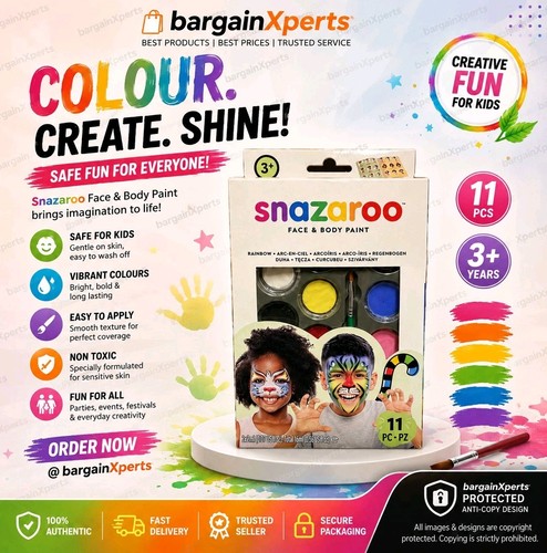 Snazaroo face body paint kit - face,