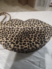 Leopard Print Lip Crossbody