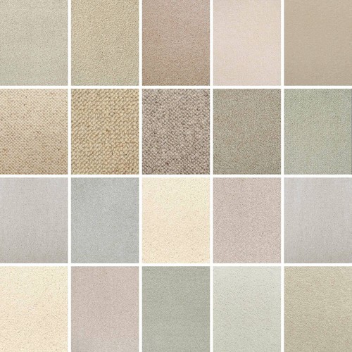 Cream carpet twist loop saxony - cream,