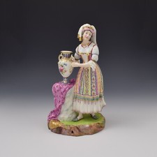 Rare Large Minton Porcelain Figure Persia Model 144 c.1848 Antique Figurine