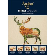 Anchor Maia Collection Cross Stitch Kit "Deer Silhouette", Counted Pattern