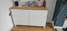 BESTÅ Storage combination w doors/drawers, white