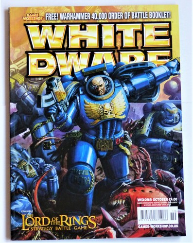 White dwarf magazine vintage - white,