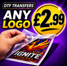 Custom DTF Transfers Ready To