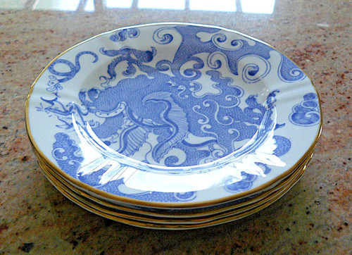 Royal worcester blue dragon - worcester,