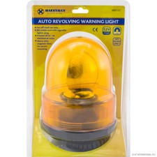 12V ORANGE REVOLVING BEACON Emergency Warning Light Magnetic Fits Any Vehicle