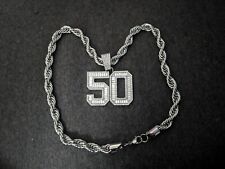 50 Cent Pendant With Rope
