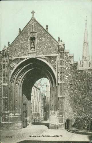 Postcard norwich erpingham - postcard,
