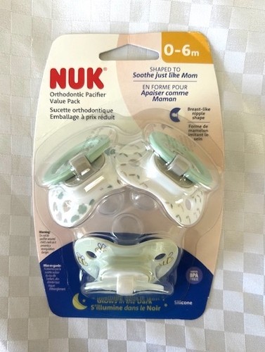 Nuk orthodontic pacifier value - nuk,
