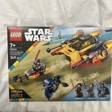 LEGO Star Wars 75414 The Force Burner Snowspeeder Building Set – Display Model