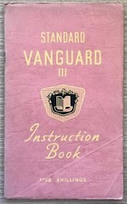 STANDARD VANGUARD III SALOON Owners Instruction Handbook 1955-56 #502896