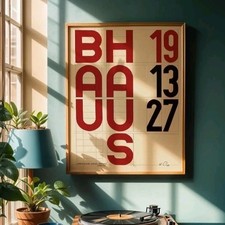 Bauhaus Poster 50x70cm BNWT