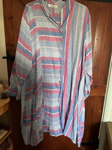 Box2 colourful linen jacket - colourful,