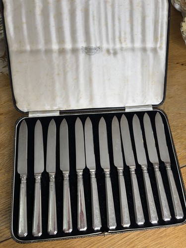 Antique set sterling silver - antique,
