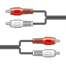 10m 2 RCA Phono to 2 RCA Phono