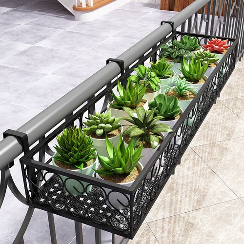 Balcony flower rack planter - balcony,