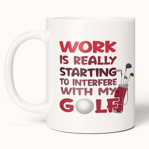 Funny golf coffee mug - funny,