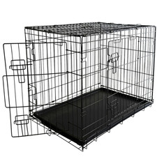 Black Heavy Duty Dog Crate 2