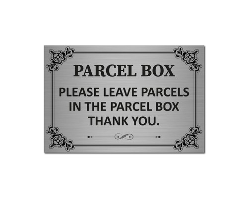 Please leave parcels the - parcels,