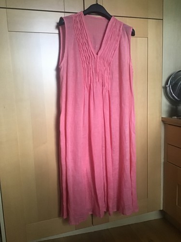 Vintage john lewis linen - linen, coral