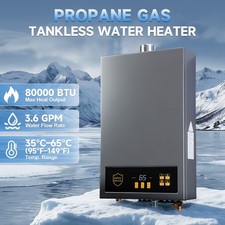 12L 3.6GPM LPG/Propane Gas Hot
