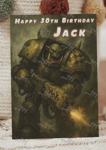 Ork warhammer personalised - ork,