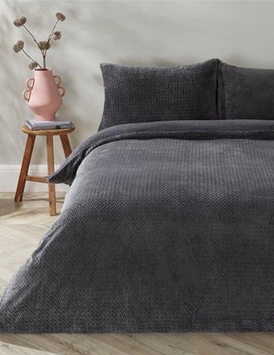 Charcoal grey chevron - grey,