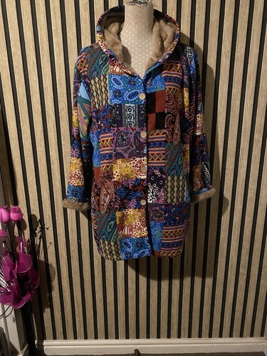 Vibrant boho hippy patchwork - boho,