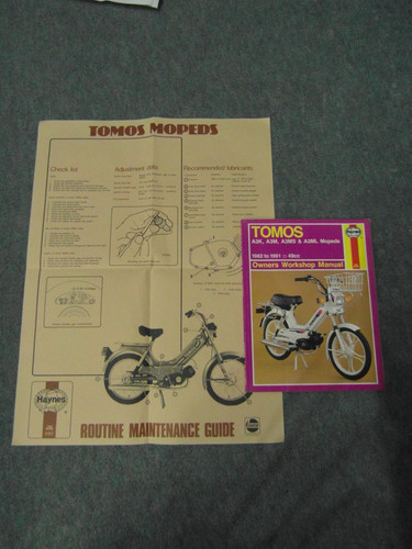 Haynes tomos mopeds 1982 - haynes, 1982-91