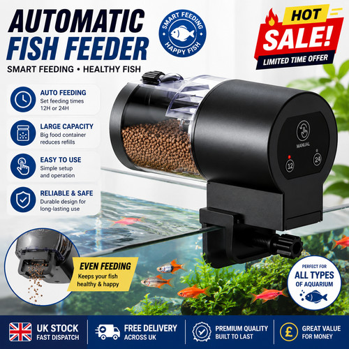 Automatic fish feeder smart - automatic,