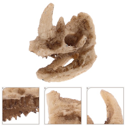 Safe resin rhino - safe, skull