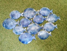 Fun Metal School Of Fish Wall Art.