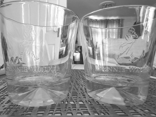 Johnnie walker engraved into - johnnie,
