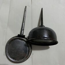 BANJO  OIL CAN OILER STEAM ENGINE TRACTOR MOTORCYCLE BICYCLE X 2 JOB LOT
