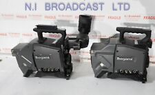 2x Ikegami hc400w studio cameras   1x with viewfinder vf15-46  Sold as is with n
