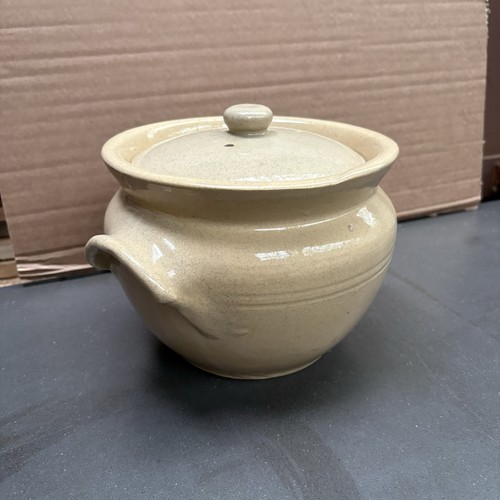 Vintage beige stoneware clay - beige,