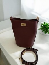 BEN DE LISI Leather Bucket